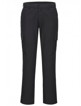 Portwest S231 Stretch Slim Combat Trouser Black Workwear